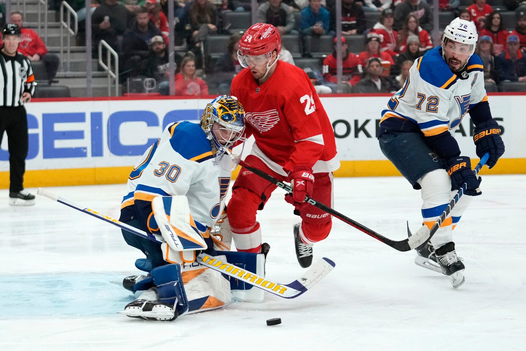 Blues Red Wings Hockey